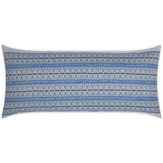 Outdoor Vevi Lumbar Pillow - Sky-Outdoor Pillows-D.V. Kap-LOOMLAN