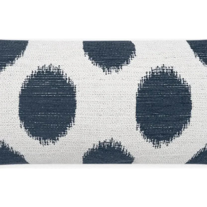 Outdoor Vianella Lumbar Pillow - Indigo-Outdoor Pillows-D.V. Kap-LOOMLAN
