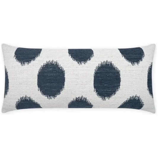 Outdoor Vianella Lumbar Pillow - Indigo-Outdoor Pillows-D.V. Kap-LOOMLAN