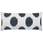Outdoor Vianella Lumbar Pillow - Indigo-Outdoor Pillows-D.V. Kap-LOOMLAN