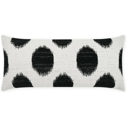 Outdoor Vianella Lumbar Pillow - Tuxedo-Outdoor Pillows-D.V. Kap-LOOMLAN