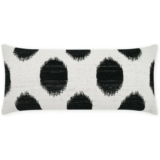Outdoor Vianella Lumbar Pillow - Tuxedo-Outdoor Pillows-D.V. Kap-LOOMLAN