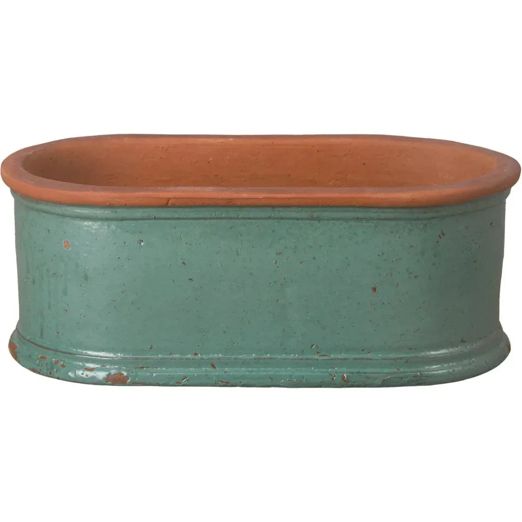 Oval Window Box Ceramic Planter - LOOMLAN - Emissary - Planters