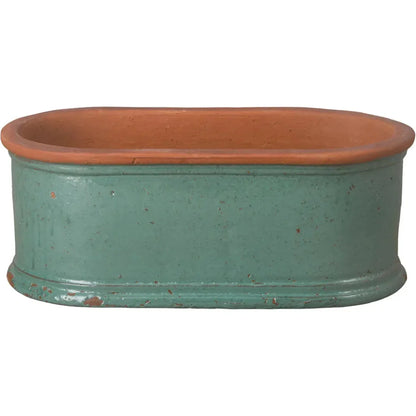 Oval Window Box Ceramic Planter - LOOMLAN - Emissary - Planters
