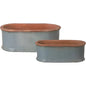 Oval Window Box Ceramic Planter - LOOMLAN - Emissary - Planters