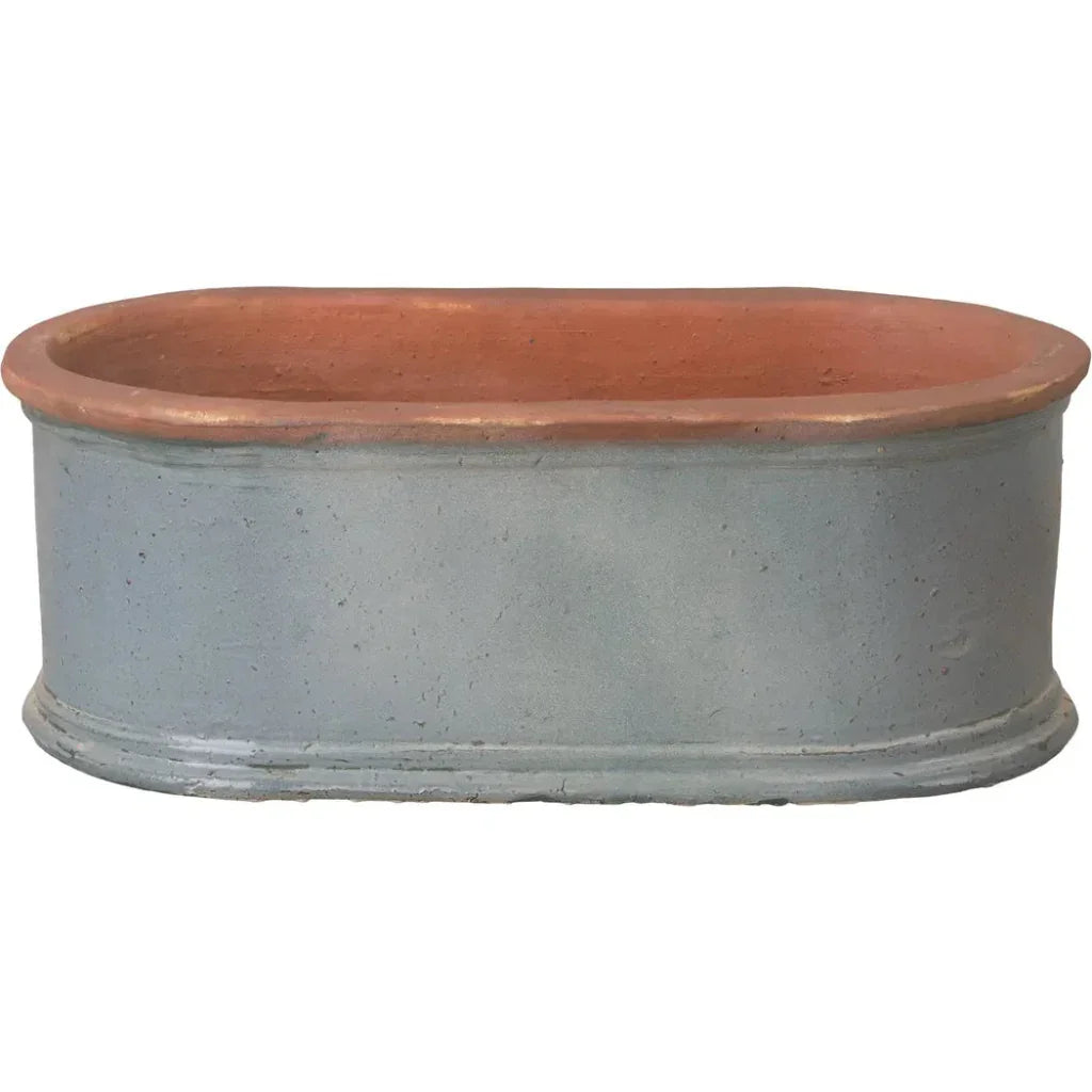 Oval Window Box Ceramic Planter - LOOMLAN - Emissary - Planters