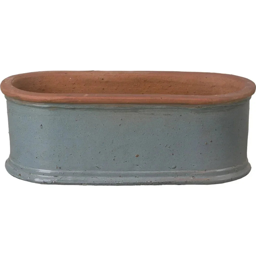 Oval Window Box Ceramic Planter - LOOMLAN - Emissary - Planters