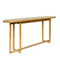 Ovaline Natural Wooden Console Table