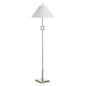 Overhill Sleek Metal Floor Lamp-Floor Lamps-Chelsea House-Silver-LOOMLAN