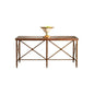 Overland Antique Gold Metal Based Console Table - LOOMLAN - Chelsea House - Console Tables