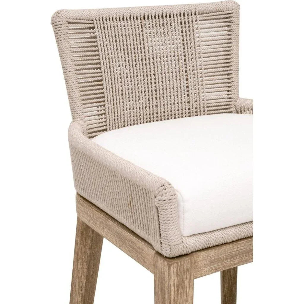 Overlay Fabric Counter Stool - LOOMLAN - Essentials For Living - Counter Stools