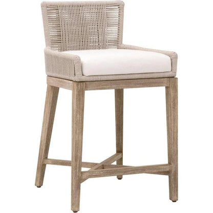 Overlay Fabric Counter Stool - LOOMLAN - Essentials For Living - Counter Stools