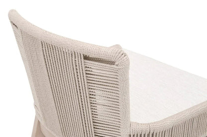 Overlay Olefin Fabric Outdoor Counter Stool-Outdoor Counter Stools-Essentials For Living-LOOMLAN