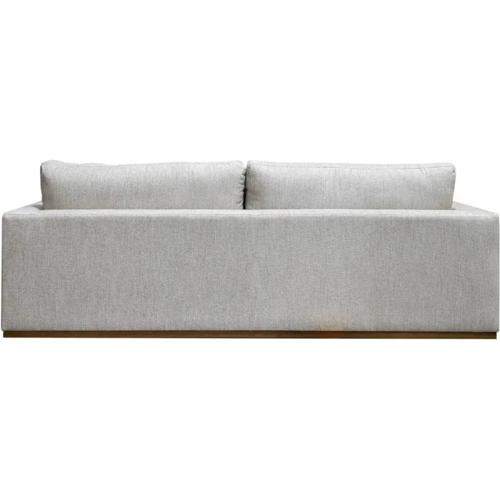 Oversized Sofa Off White Linen Reversible Cushions - LOOMLAN - LH Imports - Sofas & Loveseats