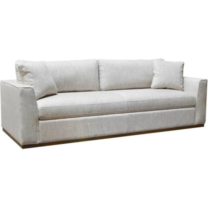 Oversized Sofa Off White Linen Reversible Cushions - LOOMLAN - LH Imports - Sofas & Loveseats
