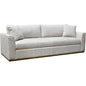 Oversized Sofa Off White Linen Reversible Cushions - LOOMLAN - LH Imports - Sofas & Loveseats