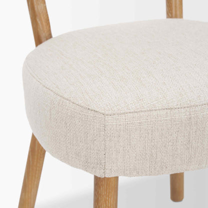 Owen Beige Fabric Dining Chair (Set of 2)