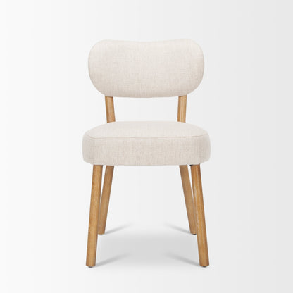 Owen Beige Fabric Dining Chair (Set of 2)