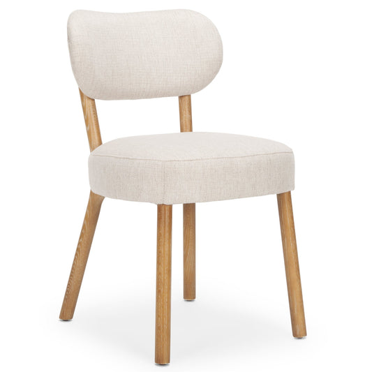 Owen Beige Fabric Dining Chair (Set of 2)