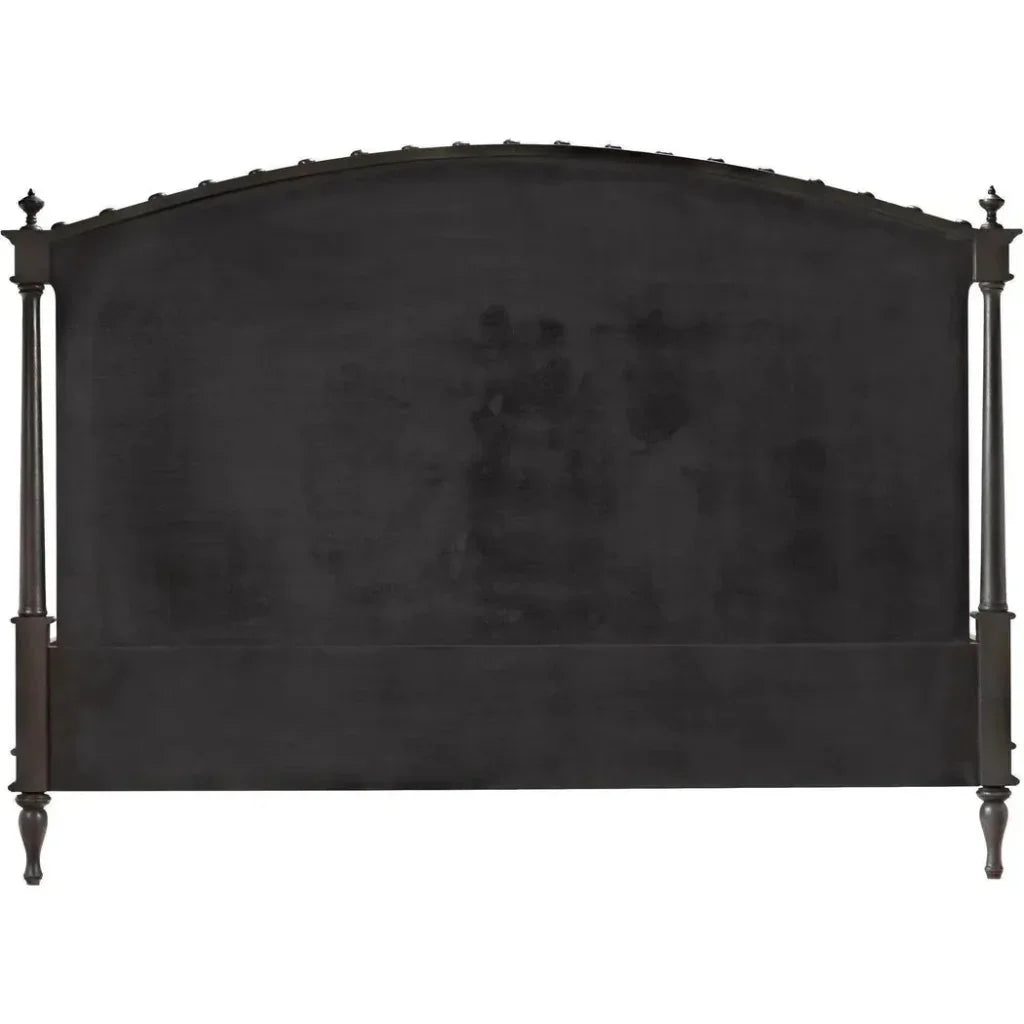 Owen Black Wooden Bed Frame - LOOMLAN - Noir - Beds