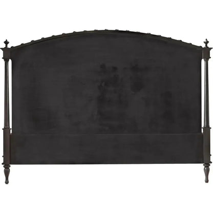 Owen Black Wooden Bed Frame - LOOMLAN - Noir - Beds
