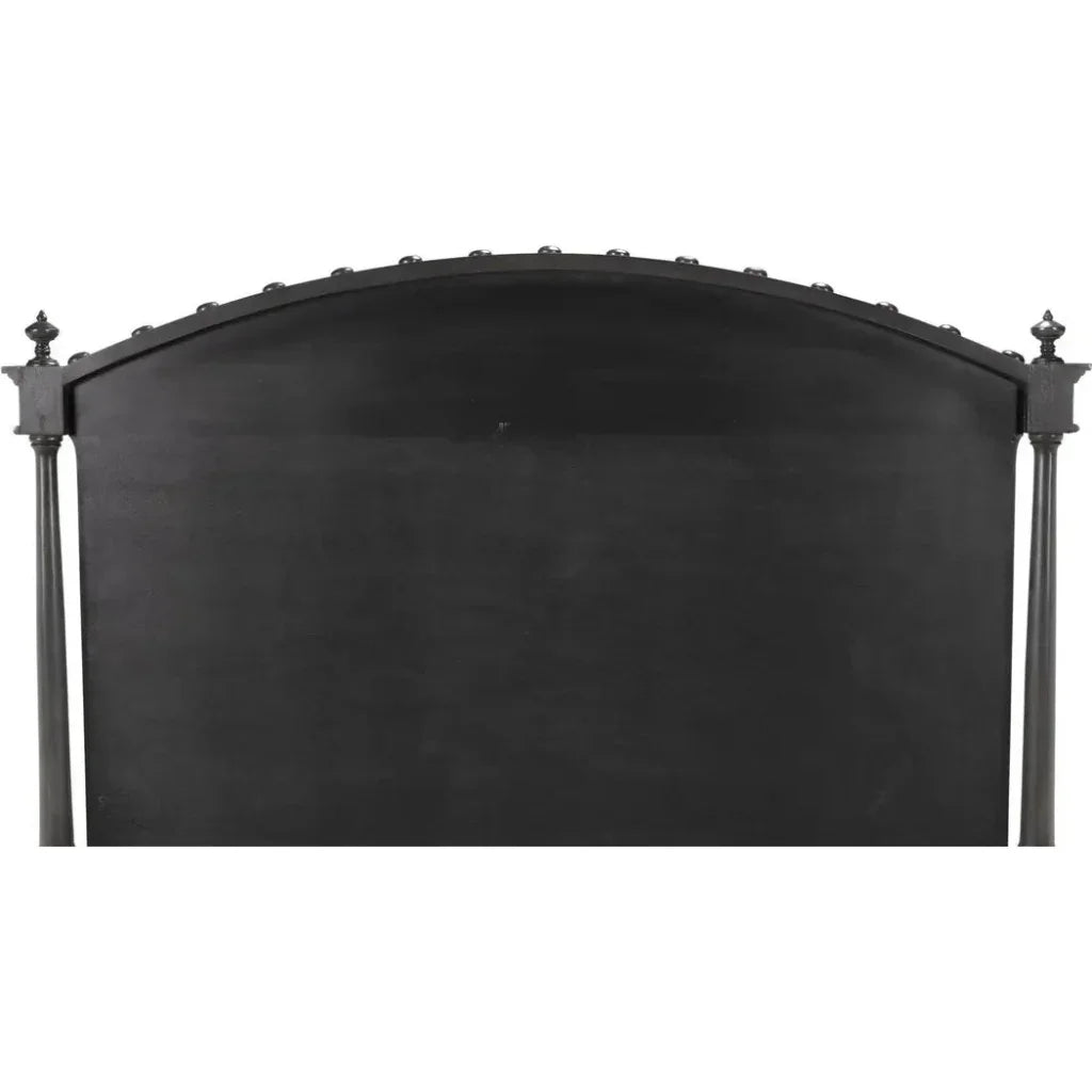 Owen Black Wooden Bed Frame - LOOMLAN - Noir - Beds
