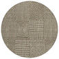 Owen Brown Washable Indoor-Outdoor Rug-Outdoor Rugs-LOOMLAN Rugs-8' x 8'-LOOMLAN
