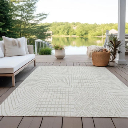 Owen Ivory Washable Indoor-Outdoor Rug-Outdoor Rugs-LOOMLAN Rugs-LOOMLAN