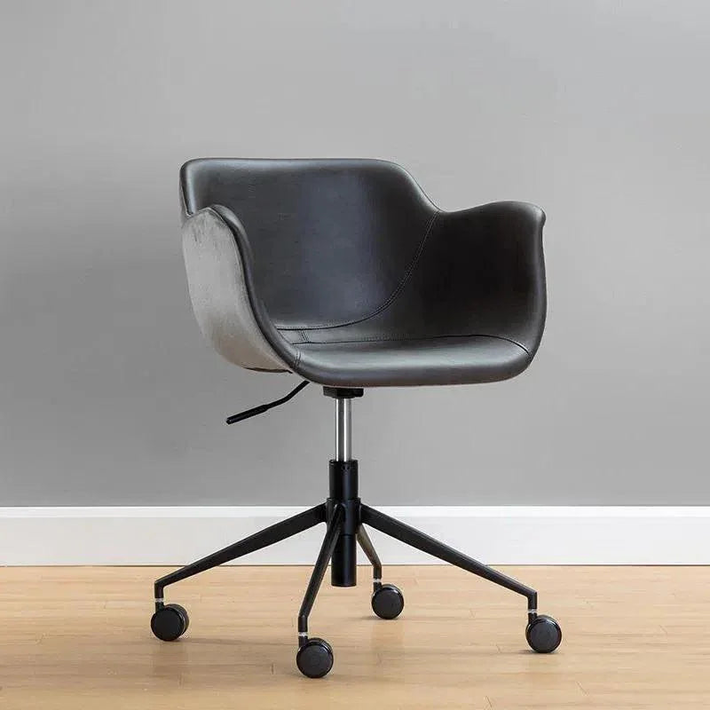 Owen Office Chair - Grey With Ergonomic-Office Chairs-SUNPAN-LOOMLAN
