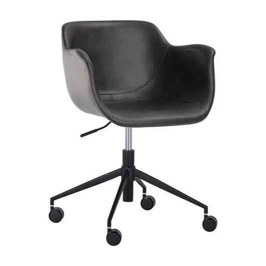 Owen Office Chair - Grey With Ergonomic-Office Chairs-SUNPAN-LOOMLAN