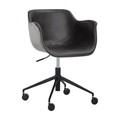 Owen Office Chair - Grey With Ergonomic-Office Chairs-SUNPAN-LOOMLAN