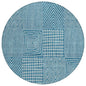 Owen Teal Washable Indoor-Outdoor Rug-Outdoor Rugs-LOOMLAN Rugs-8' x 8'-LOOMLAN