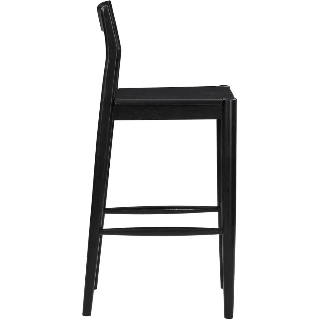 Owing Wood Barstool - LOOMLAN - Moe's Home - Bar Stools