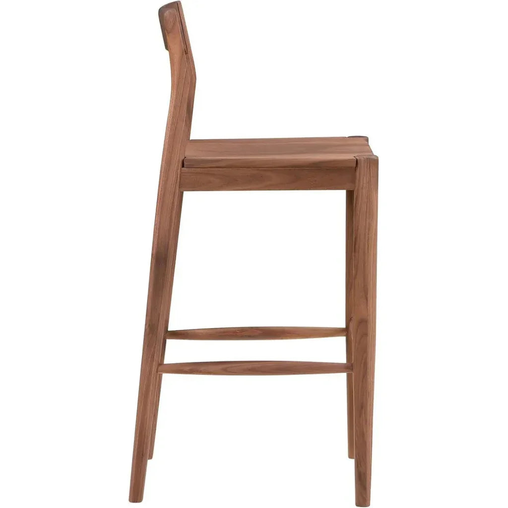 Owing Wood Barstool - LOOMLAN - Moe's Home - Bar Stools