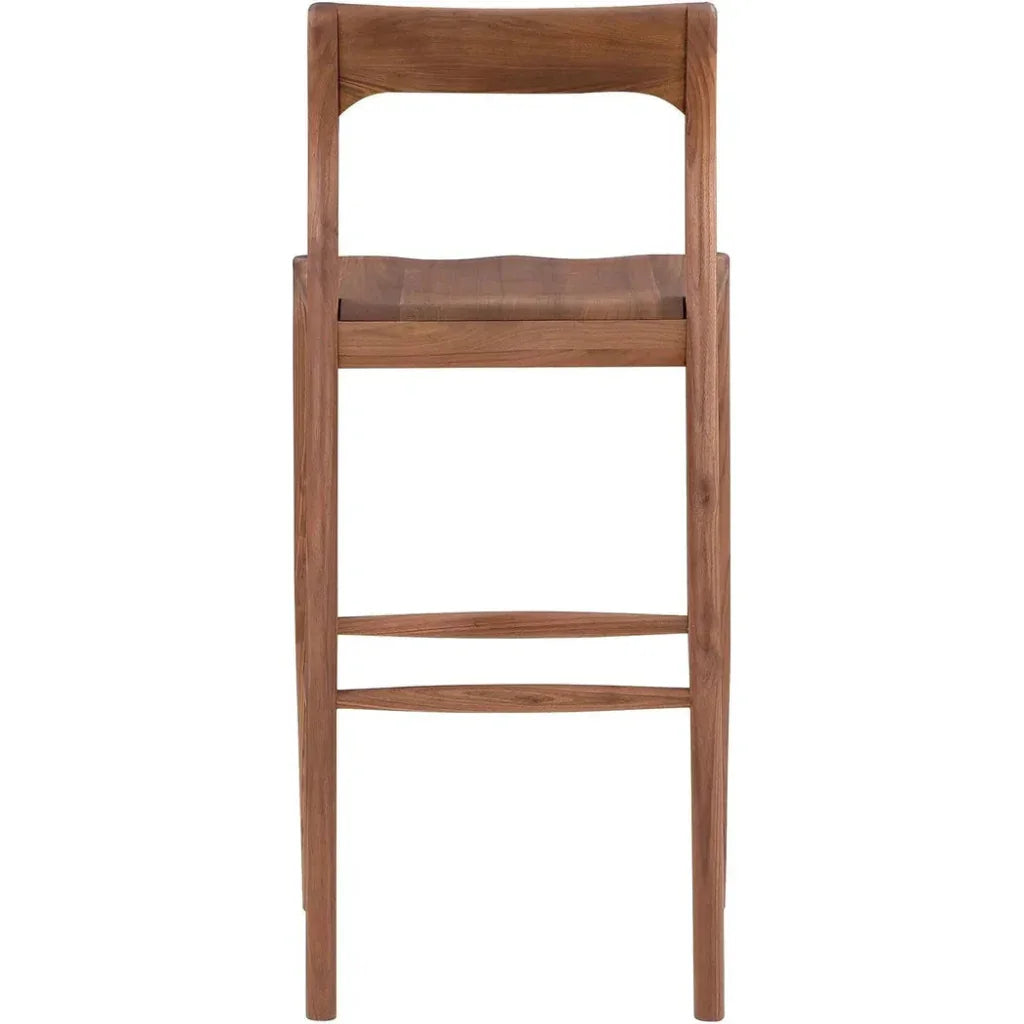 Owing Wood Barstool - LOOMLAN - Moe's Home - Bar Stools