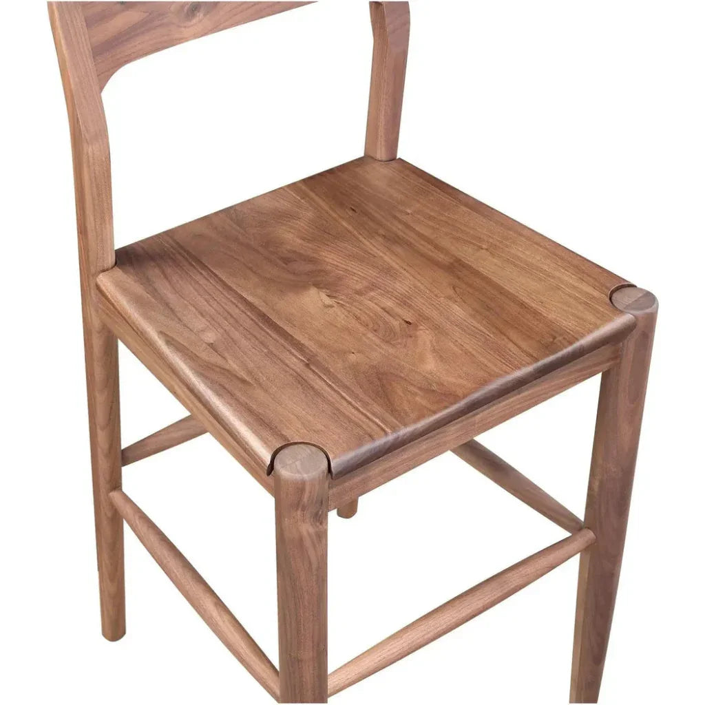 Owing Wood Barstool - LOOMLAN - Moe's Home - Bar Stools