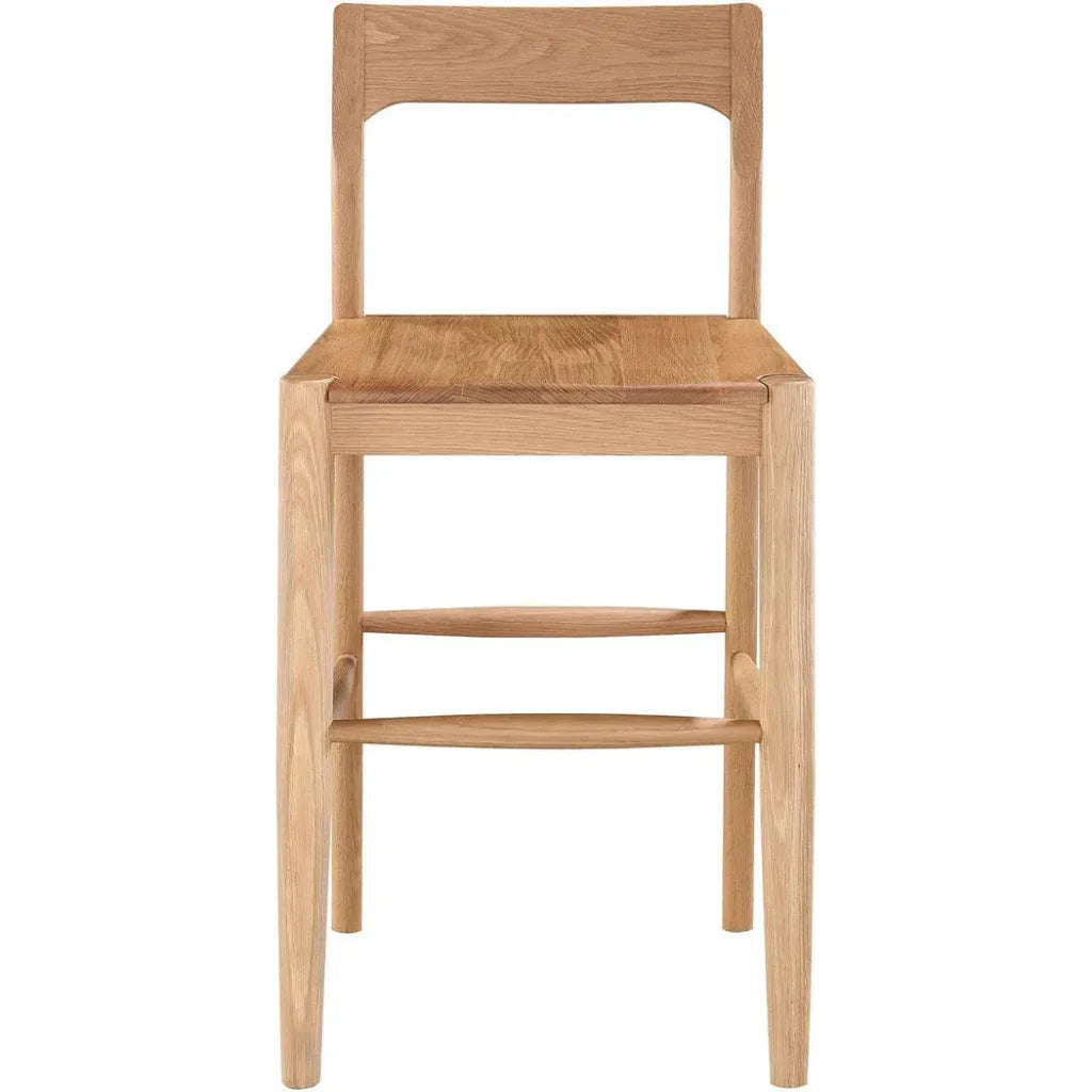 Owing Wood Counter Stool - LOOMLAN - Moe's Home - Counter Stools