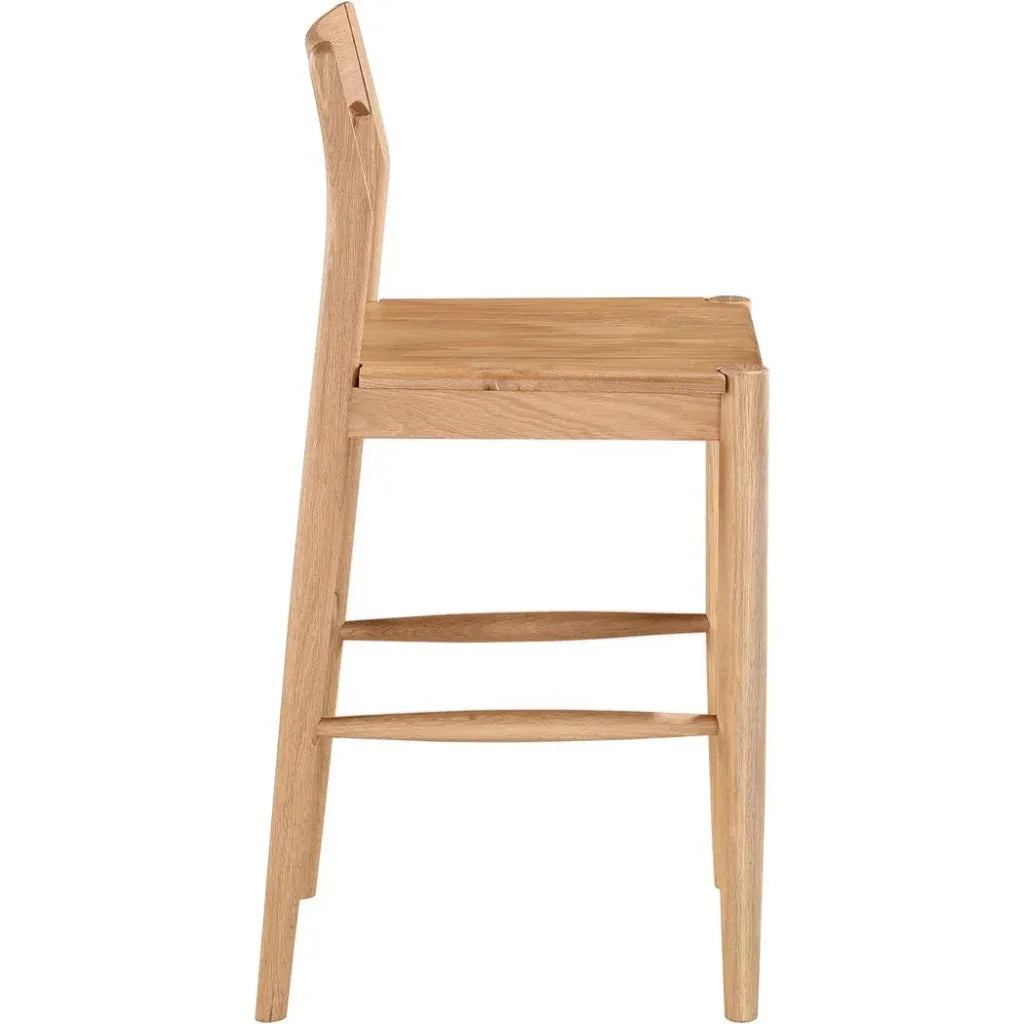 Owing Wood Counter Stool - LOOMLAN - Moe's Home - Counter Stools