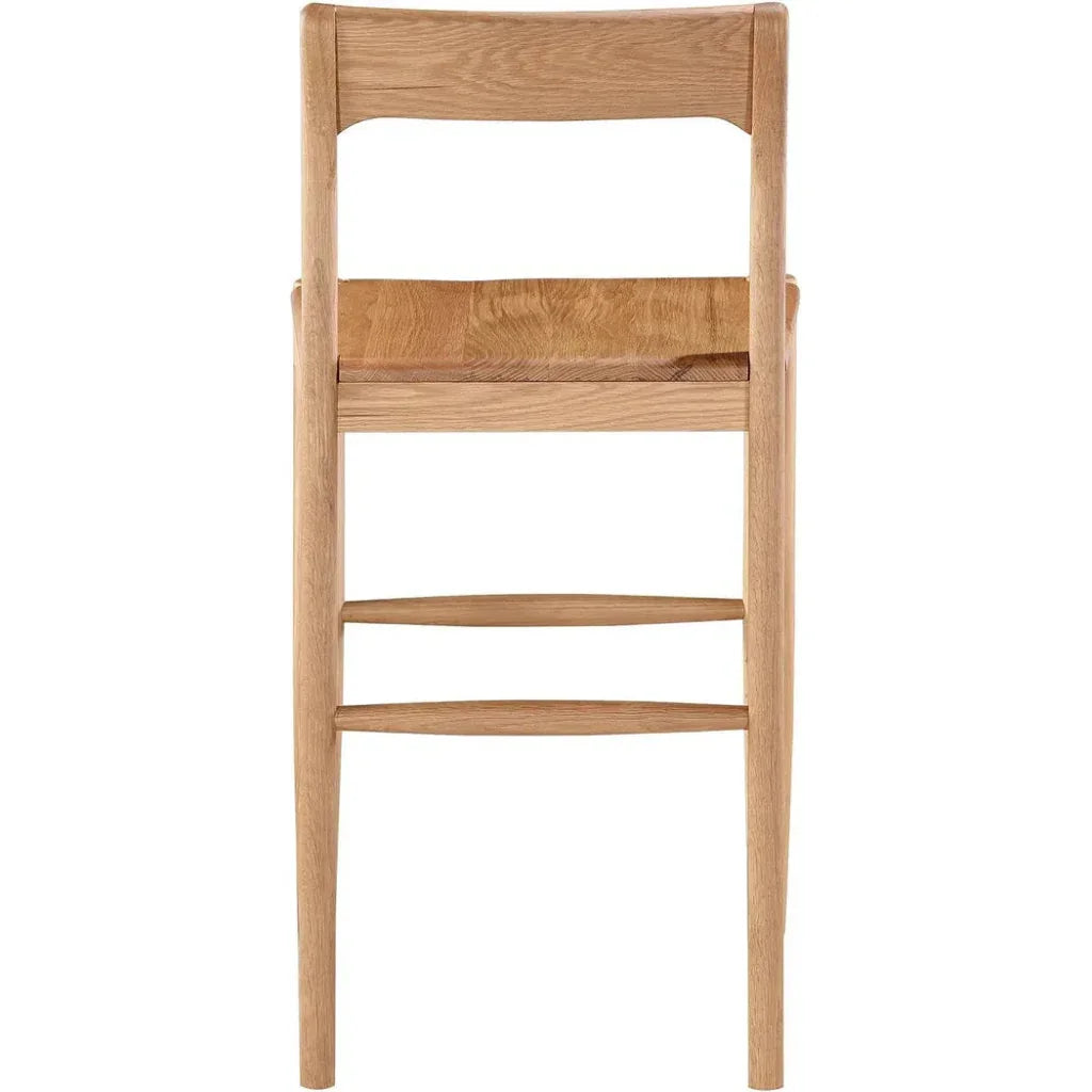 Owing Wood Counter Stool - LOOMLAN - Moe's Home - Counter Stools