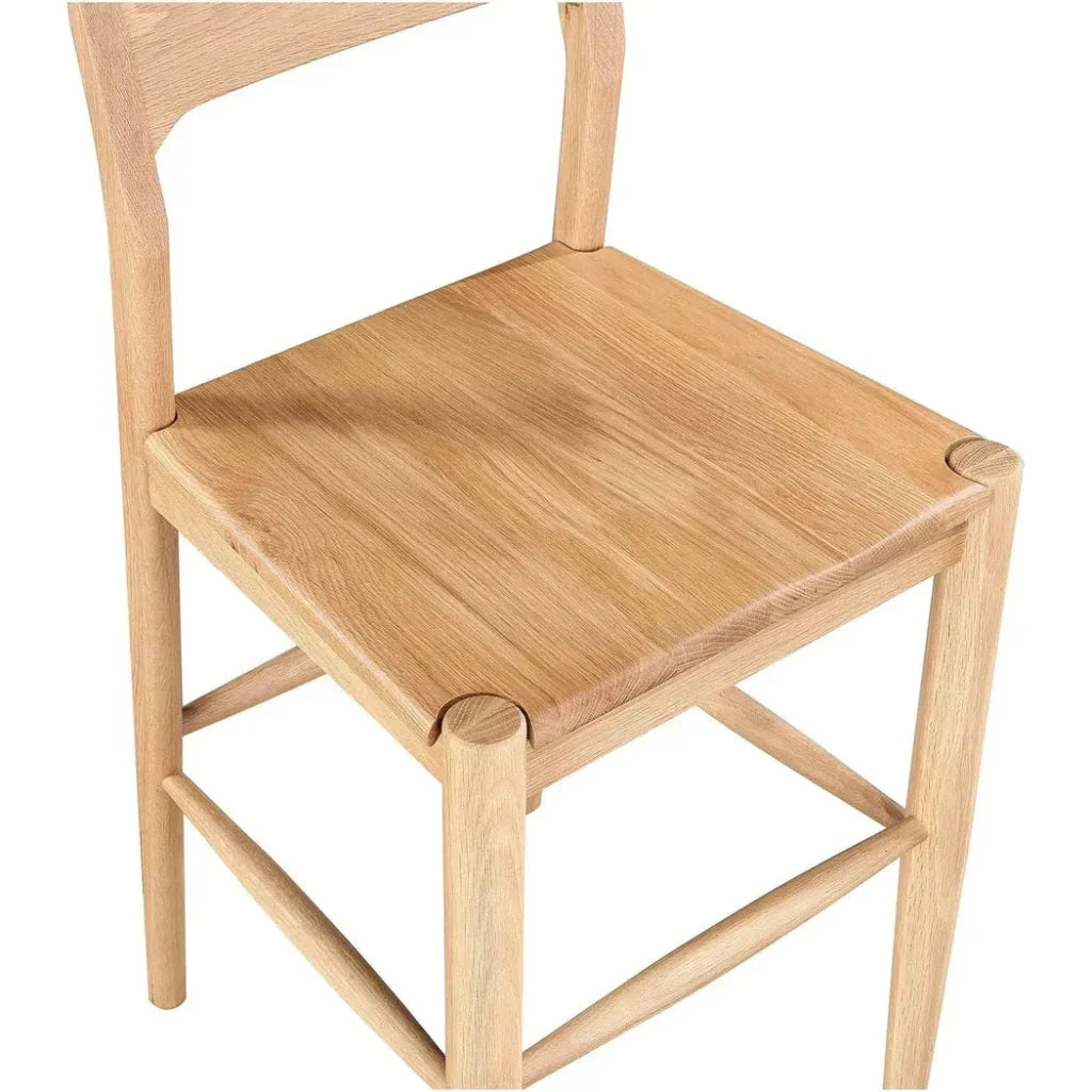 Owing Wood Counter Stool - LOOMLAN - Moe's Home - Counter Stools