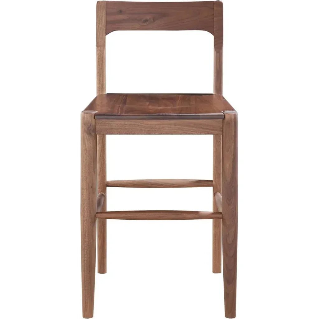 Owing Wood Counter Stool - LOOMLAN - Moe's Home - Counter Stools