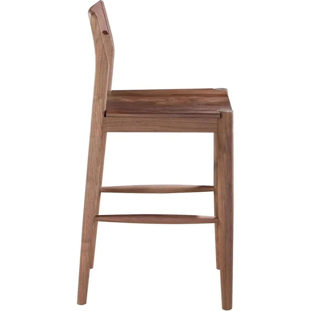 Owing Wood Counter Stool - LOOMLAN - Moe's Home - Counter Stools