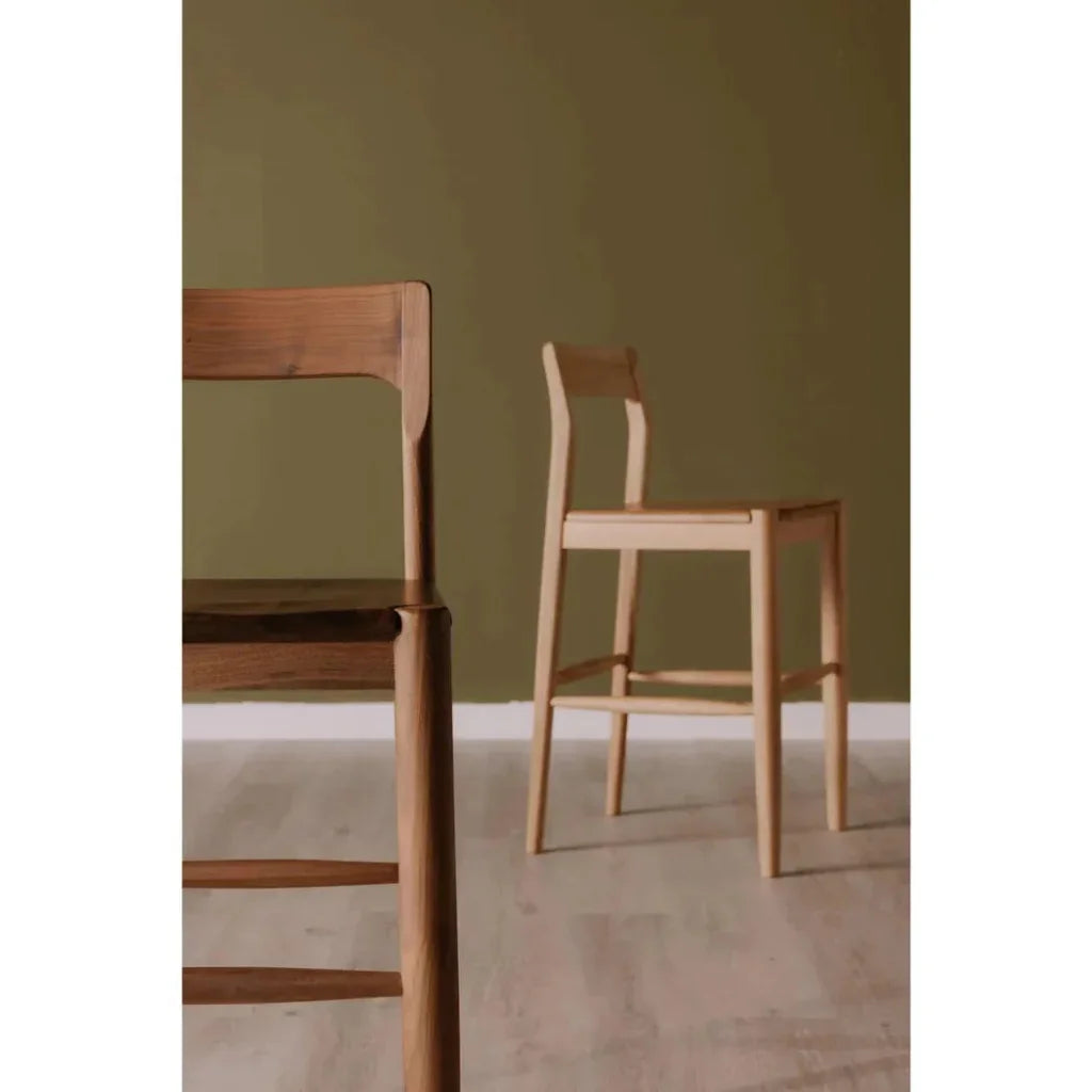 Owing Wood Counter Stool - LOOMLAN - Moe's Home - Counter Stools