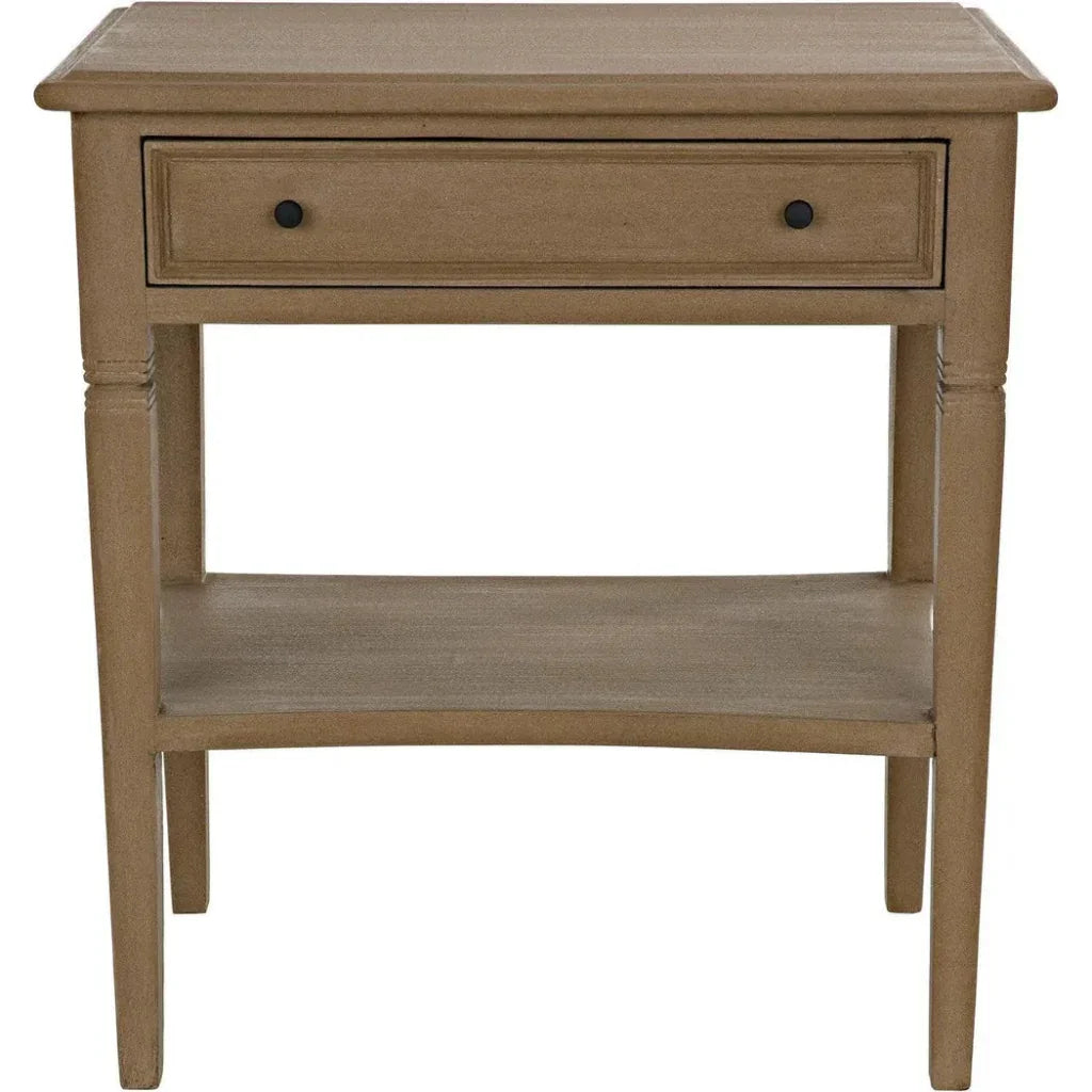 Oxford Single Drawer Wooden Side Table