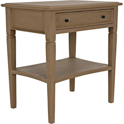 Oxford Single Drawer Wooden Side Table