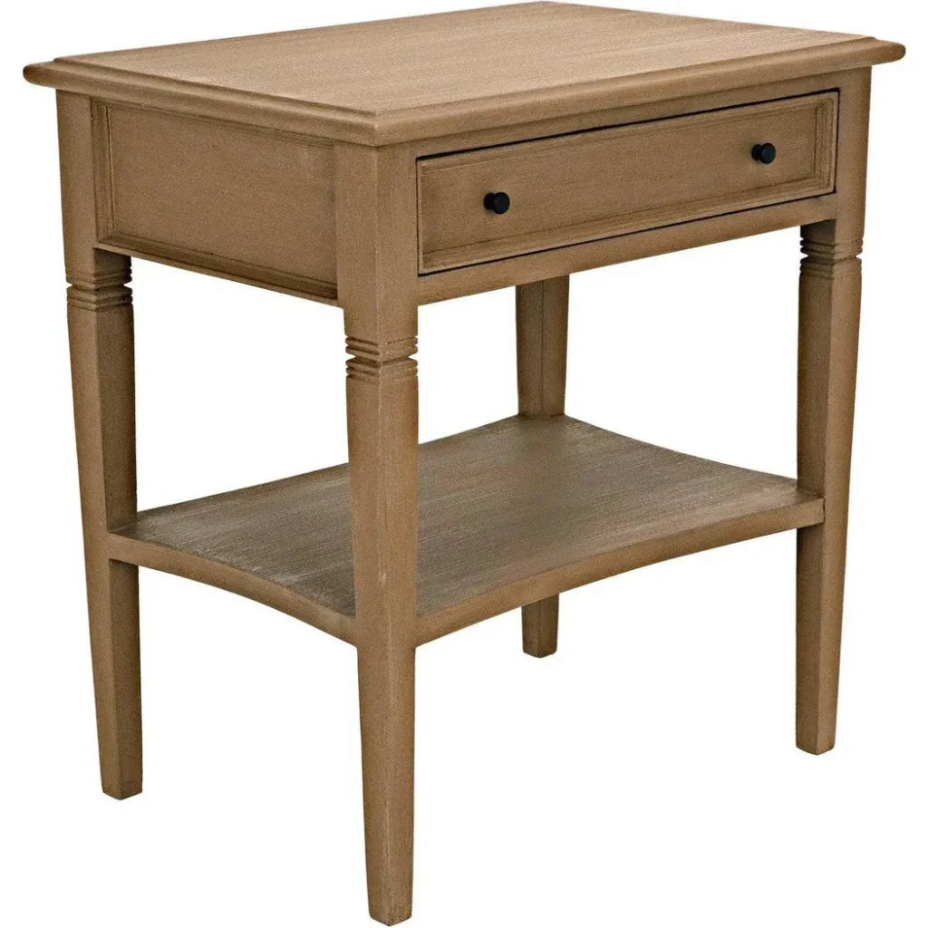 Oxford Single Drawer Wooden Side Table