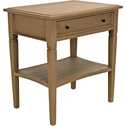 Oxford Single Drawer Wooden Side Table