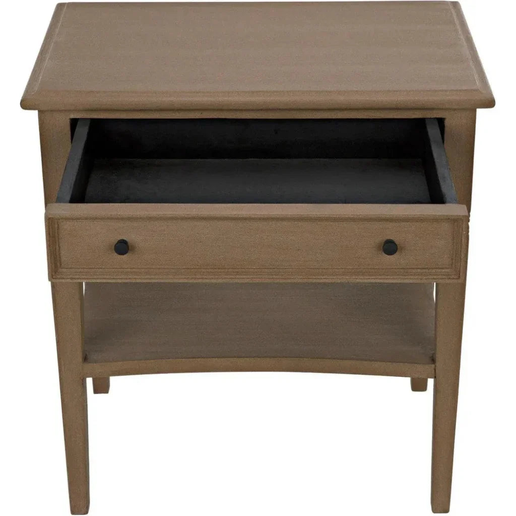 Oxford Single Drawer Wooden Side Table