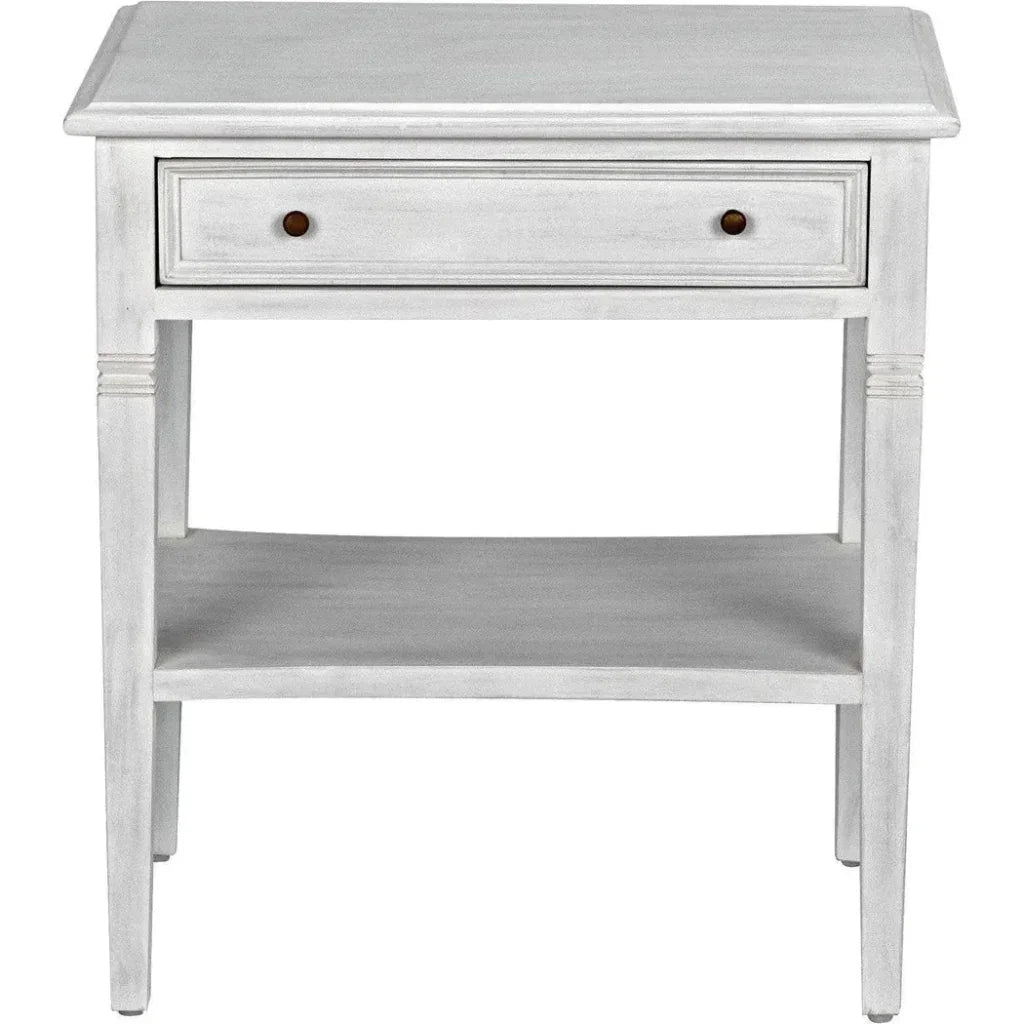 Oxford Single Drawer Wooden Side Table