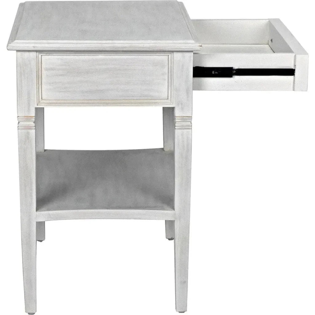 Oxford Single Drawer Wooden Side Table